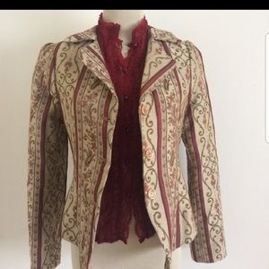 Vintage Victorian-style blazer